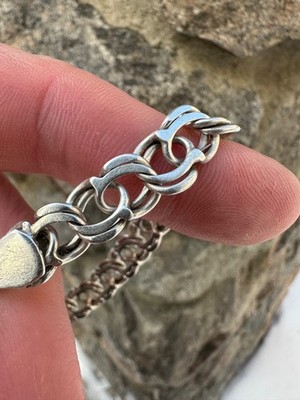 Men's Silver Bracelet 925 Bismarck Men's Accessory Vintage 90s' | eBay