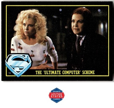 1983 Topps Superman III #55 The 'Ultimate Computer' Scheme