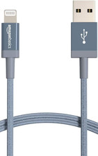 USB-A to Lightning Cable, Apple Mfi Certified, Nylon Braided Cord, Fast Charging