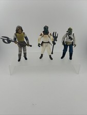 STAR WARS THE POWER OF THE FORCE JABBA'S SKIFF GUARDS KLAATU BARADA NIKTO
