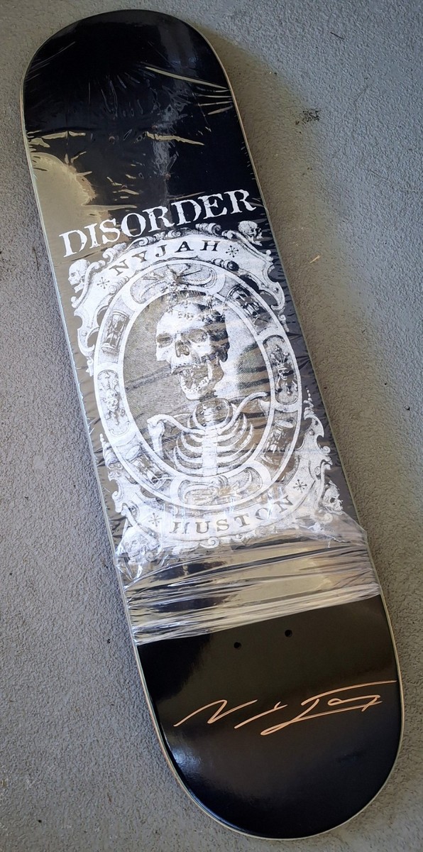 NYJAH HUSTON Signed Disorder 8.25 Skeleton Skateboard Deck | eBay
