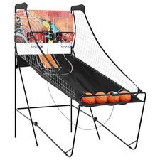 Basketball Arcade Machine 2 Player Game with 4 Balls Foldable