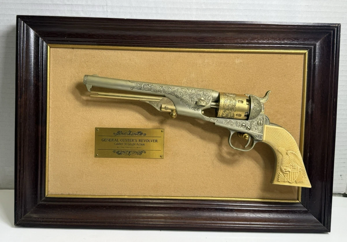 Franklin Mint General George Custer's .36 Caliber Revolver 1861