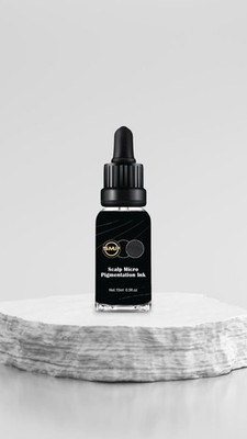 SMP Tattoo Ink, Black Tattoo Ink, Premium Hair Scalp Micropigmentation Tattoo