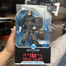 DC Multiverse The Batman Movie BRUCE WAYNE UNMASKED 7    Figure McFarlane 2022