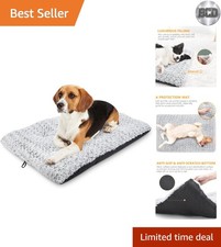 30-Inch Washable Dog Bed with Polyester Fiber Filling - Ideal for Medium Dogs