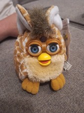 Furby Buddies Bean Bag Plush GIRAFFE 1999 Vintage By Tiger