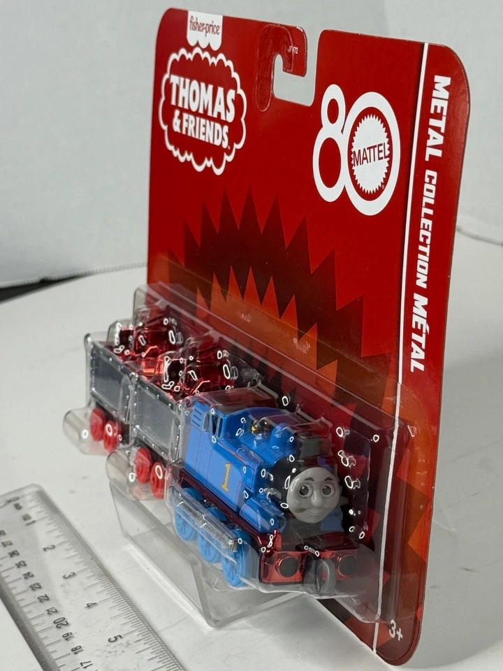 Thomas & Friends Mattel 80th Anniversary Ruby Collection Metal Collection New - Image 2 of 4