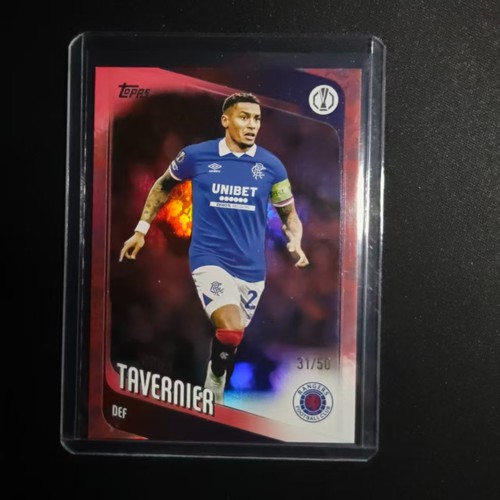 🦕GG 2025-26 TOPPS UEFA CLUB COMPETITIONS PINK FLOWER FOIL /50 JAMES TAVERNIER