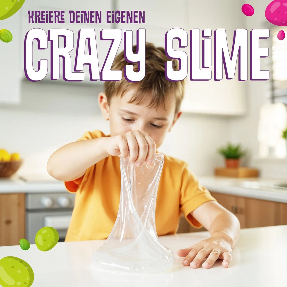 Belissia XXL Kinder Spiel-Schleim zum selbermachen. Set für 2 KG fertigen Slime - Bild 2 von 4