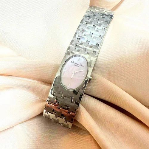 Montre Femme Christian Dior Miss Dior Cadran Coquille Rose Quartz 24mm Occasion