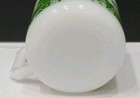 Vintage Hazel-Atlas Milk Glass Mug/Cup - Green Robin Hood Friar Tuck — photo 5
