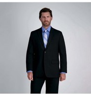 J.M. Haggar Premium Stretch Suit Blazer Jacket 48R - Navy Blue