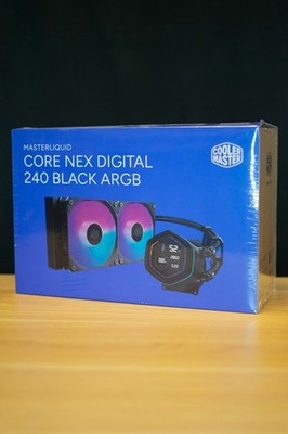 Cooler Master Masterliquid Core Nex Digital 240 Black ARGB *RARE   UNRELEASED!*
