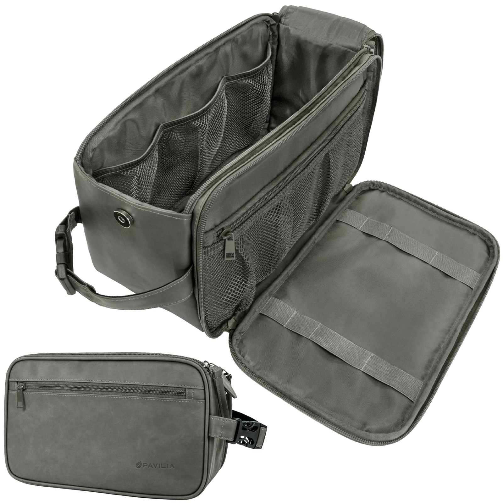 Men's Travel Toiletry Bag for Shaving Essentials – Durable Dopp Kit-image
