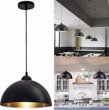 Black Gold Pendant Light Kitchen Island, 46'' Industrial Hanging Light Fixture