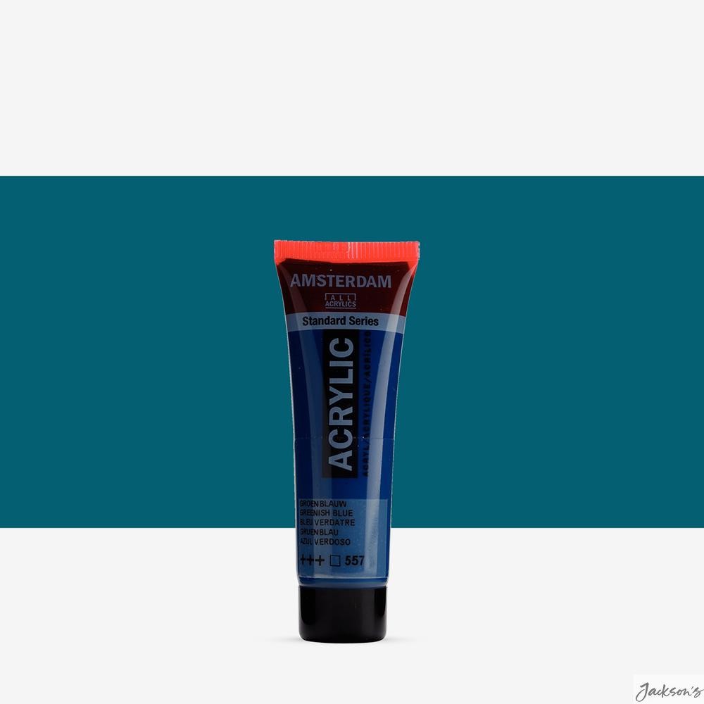 Royal Talens Amsterdam Standard Acrylic Paint Tube 20ml Greenish Blue Artists...