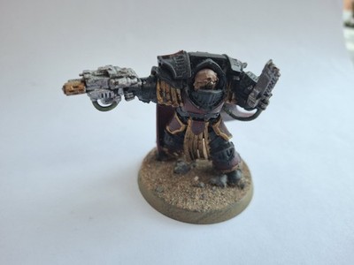 Legion Cataphractii Praetor Space Marine, Warhammer 30k 40k, Dark Angels bemalt