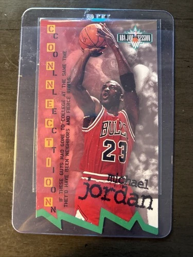 1995-96 Fleer Jam Session Connection Collection Die Cut #D13 Michael Jordan