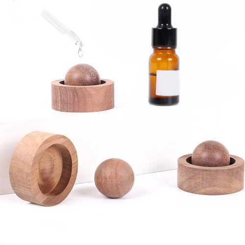 Natural Wood Aromatherapy Fireless Essential Oil Bottle Diffuser Fragrance