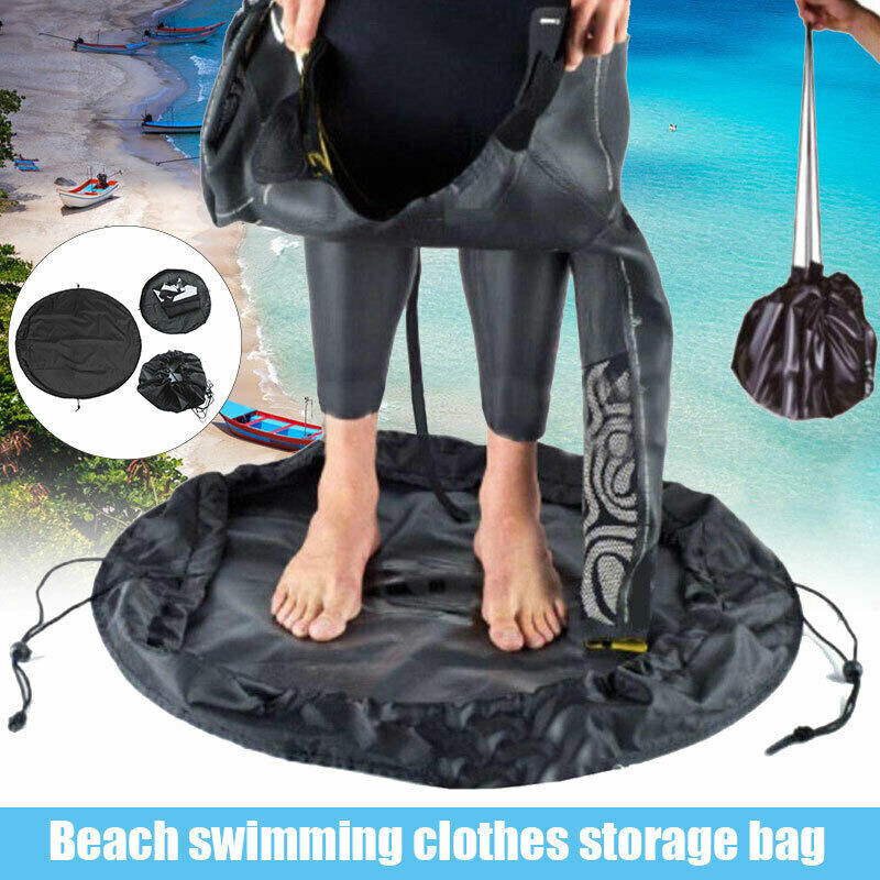 Portable Beach Wetsuit Storage Changing Mat Quick Storage Bag Surfing