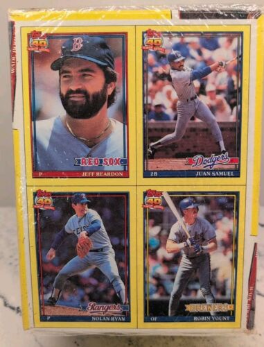 1991 Topps Baseball 40 Years of Baseball Box 36 Count Sealed Cards Nolan Ryan