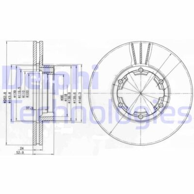Scheibe BG4140 DELPHI für Nissan