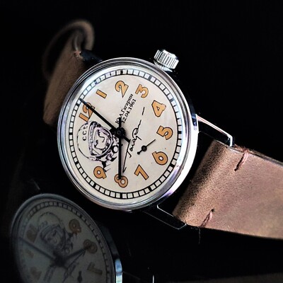 Vintage Watch USSR Sturmanskie Watch Pobeda 2603 Yuri Gagarin First Astronaut
