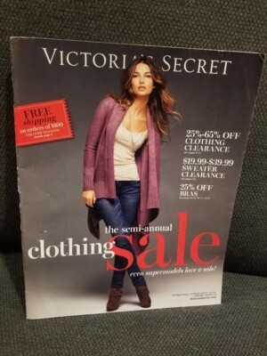 VICTORIA'S SECRET THE SEMI-ANNUAL CLOTHING SALE 2011 Catalog LILY ALDRIDGE