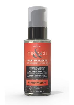 Me and You Pheromone Infused Luxury Massage Oil Island Passion