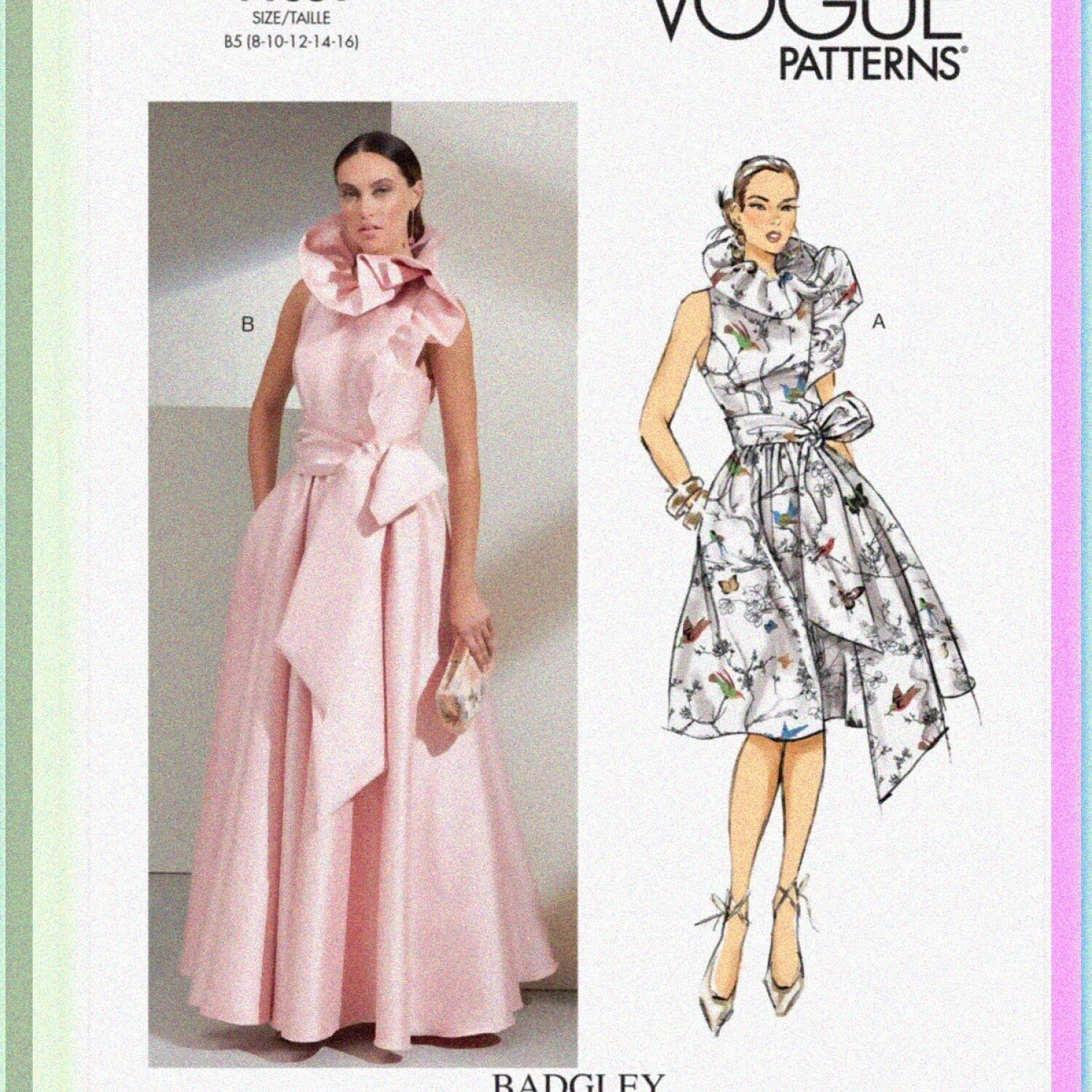 Elegant Moments: Misses' Sash & Special Occasion Dress Sewing Kit, Sizes 8-16, M