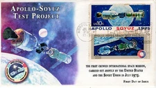 A0-1569-70-3, 1975, Apollo/Soyuz, FDC, SC 1569-70, Add-on Cachet, United States,