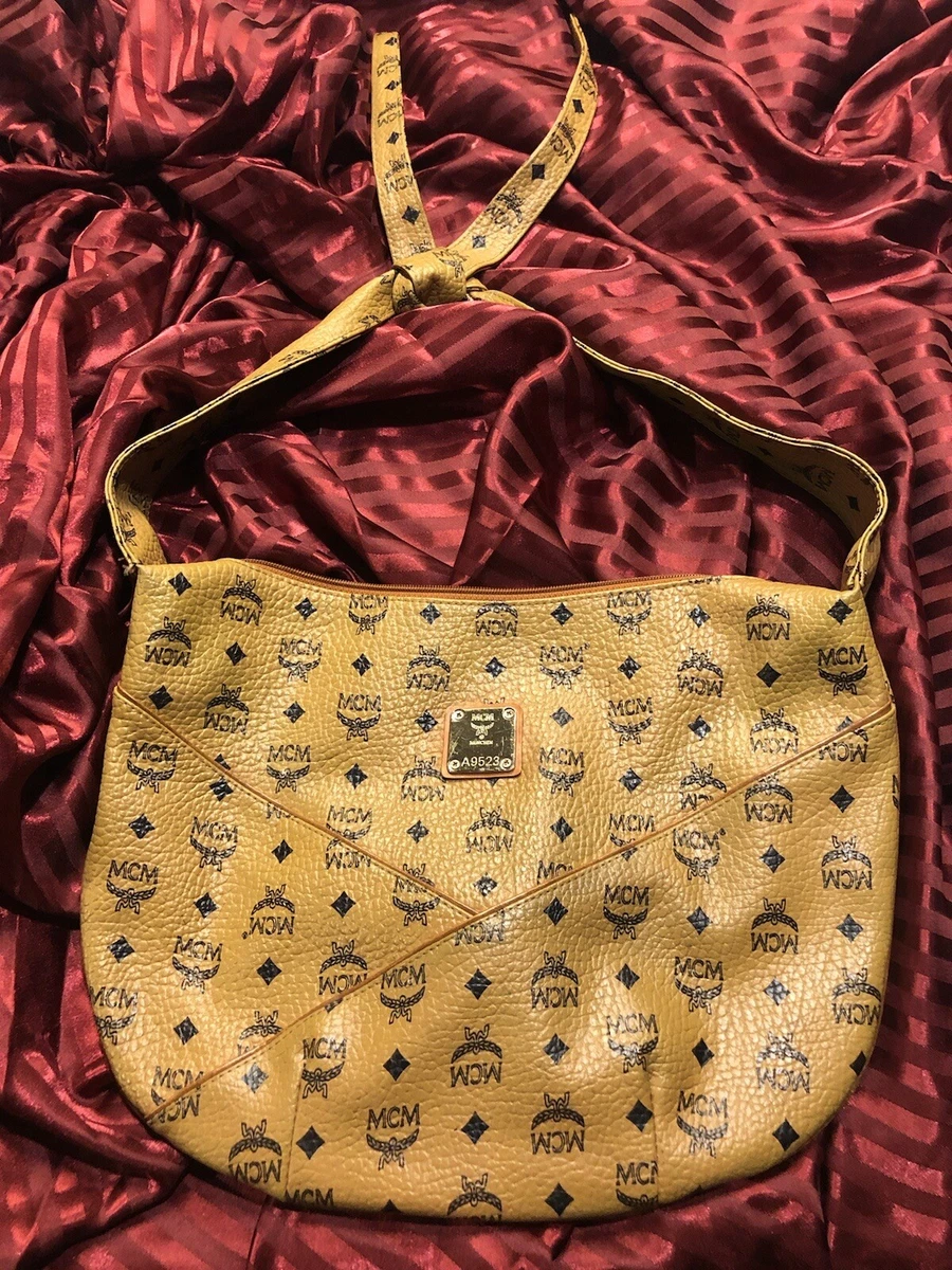 mcm sling bag brown