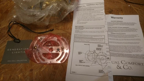 ¤ GENERATION LIGHTING LANCASTER 14" OUTDOOR WALL SCONCE LIGHT FIXTURE 8067-02 ¤ - Picture 4 of 8