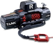 13500lb New Waterproof Electric Synthetic Rope Winch 12v With Hawse Fairlead2 I