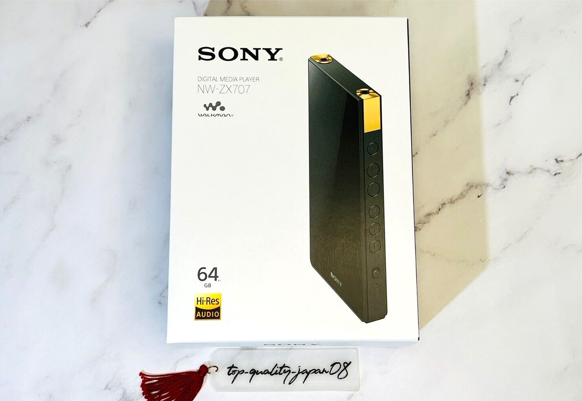 SONY NW-ZX707 WALKMAN 64GB Hi-Res Audio Player Black English OK