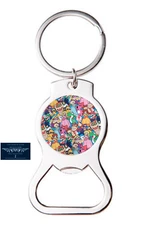 SUPER MARIO WORLD CHARACTER COLLAGE PATTERN CUSTOM KEY RING KEYCHAIN METAL GIFT