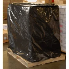 Farm Plastic Supply - 55"x53"x75" 3 Mil Black Pallet Cover Bags