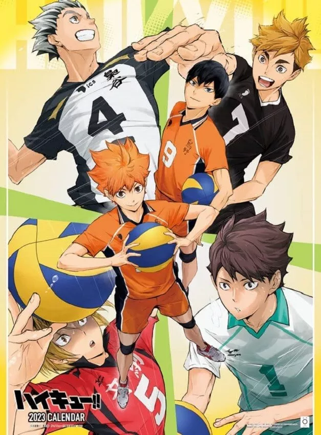 Group Of Boys In An Anime Looking At The Sun Background, Haikyuu