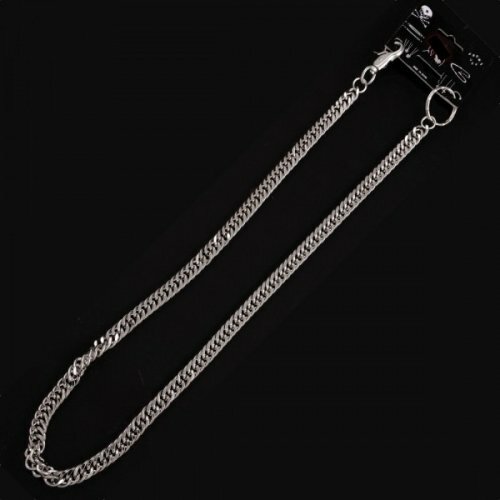 NEW Silver Link Biker Trucker Punk Keychain Jean Wallet Heavy Chain - 第 1/4 張圖片