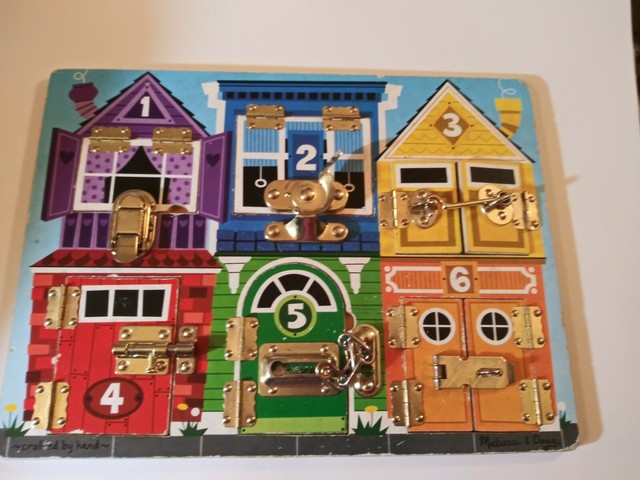 melissa and doug latches board ebay
