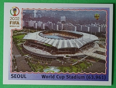 Panini Fußball WM 2002 Japan & Korea WC 02 Sticker Nr. 5 World Cup Stadium Seoul