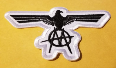 Embroidered Ministry Band Eagle Metal Band Patch  approx 2.5x4'' iron/sewn