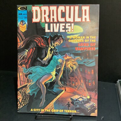 DRACULA LIVES #10 (Early Lilith, Marvel Horror Magazine, 1975)