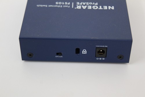 NETGEAR ProSafe 5-Port 10/100 Ethernet Unmanaged Switch (GS105NA) W/ PSU - Picture 7 of 15