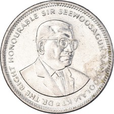 [#1414540] Coin, Mauritius, 1/2 Rupee, 1999