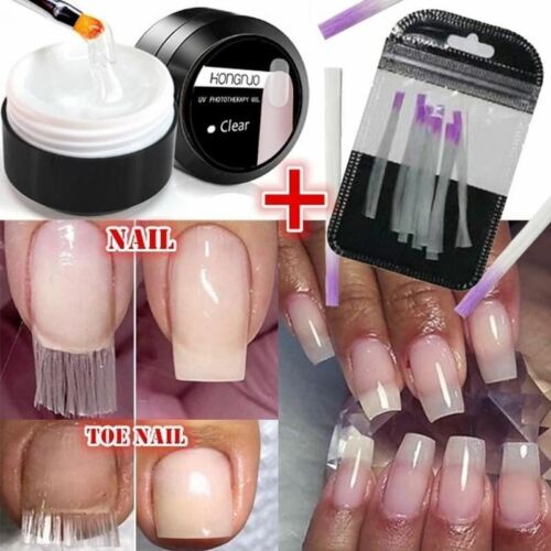 Acrylique Fibre de Verre Ongles Art Kit Gel UV Vernis à Extension Développeur - Bild 1 von 21