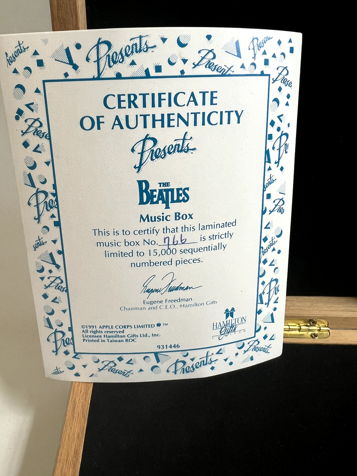 The Beatles Music Box 1991 Apple Hamilton Gifts 766 Limited Ed., Perfect, eBay