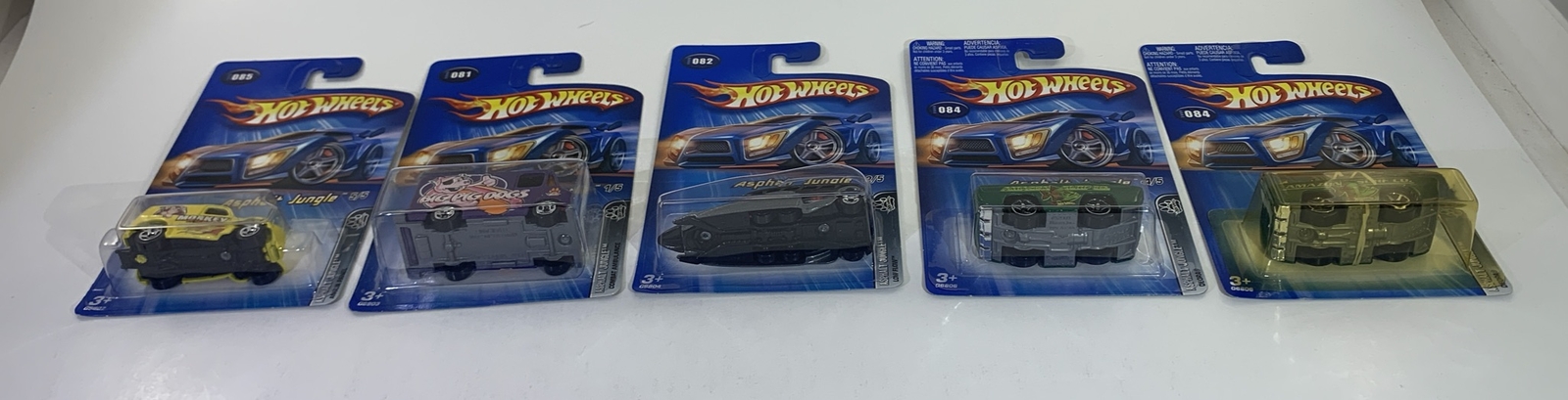 Hot Wheels 2005 Low Flow, Anglia Panel, Combat Ambulance, Deora (2) Lot of 5