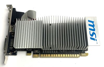 MSI NVIDIA GeForce 210 1GB DDR3 (N210-MD1GD3H/LP) Grafikkarte HDMI/DVI/VGA